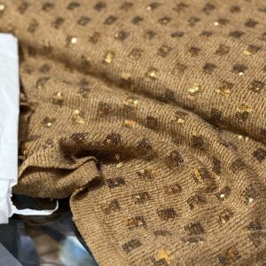 ART.1027- MAGLIA PAILLETTES CAMMELLO