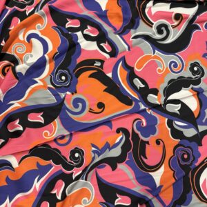 ART.1143- SATIN MANO SETA “ASTRATTA “