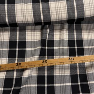 ART.1183- TARTAN BIANCO E NERO